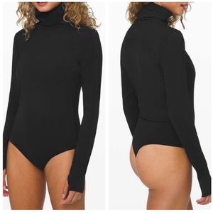 Lululemon Rest Refined Bodysuit XL Black NWT